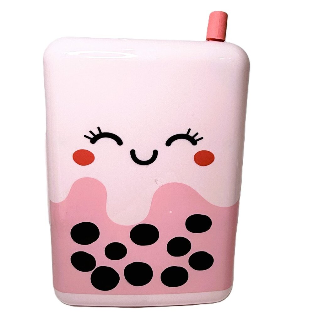 Pink Boba Tea Mini Beauty Fridge Orbit Innovations -